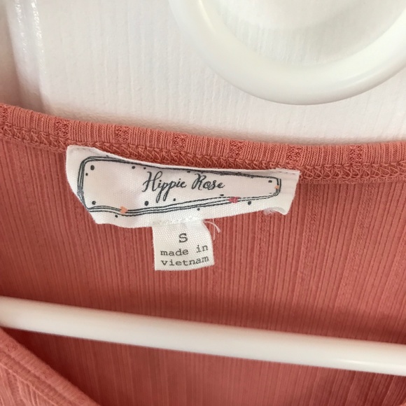 Hippie Rose short sleeve muted orange t-shirt in Women’s Junior’s Size Small - Picture 3 of 11